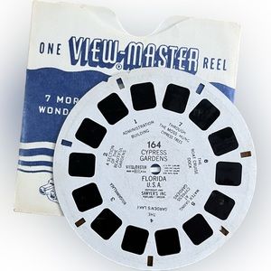 🎈$10 add on - VIEW-MASTER 164 “Cypress Gardens Florida, U.S.A.” Reel.